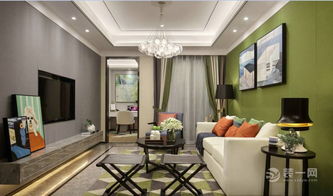 親親尚城136平現代兩居案例 呼和浩特實創裝飾設計